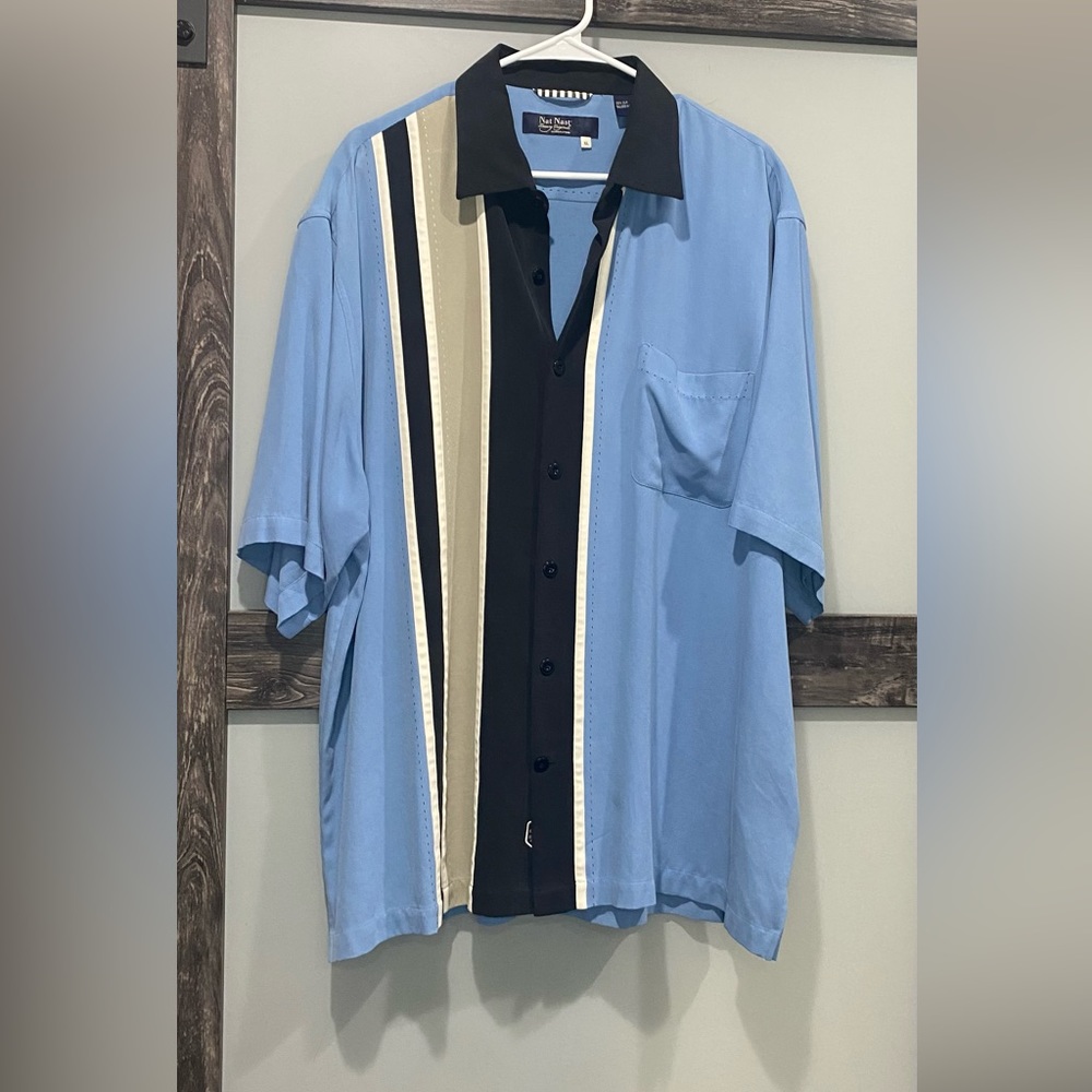 Nat Nast luxury originals. 100% silk shirt